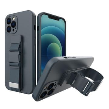 HURTEL Hurtel Rope Case silikonski ovitek z vrvico za Samsung Galaxy S22, modra