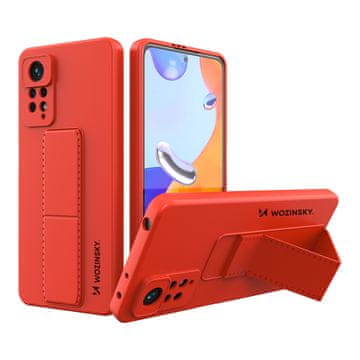 WOZINSKY Wozinsky Kickstand ovitek za Xiaomi Redmi Note 11 Pro - rdeč