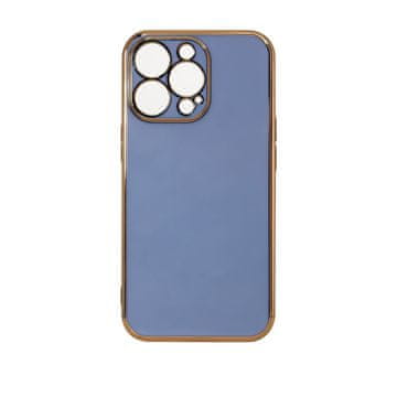 HURTEL Ovitek Hurtel Lighting Color Case za Samsung Galaxy A73 5G, zlati okvir, modra