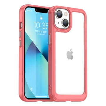 HURTEL Hurtel Outer Space Case, ovitek za iPhone 14, rdeč gel okvir