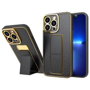 HURTEL Hurtel New Kickstand ovitek za iPhone 13 Pro Max, črna