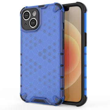 HURTEL Honeycomb ovitek za iPhone 14, moder