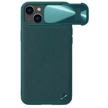 Nillkin Ovitek Nillkin CamShield Leather S za iPhone 14 Plus z zaščito kamere, zelen