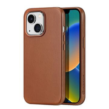 Dux Ducis Dux Ducis Naples ovitek za iPhone 14 Plus, usnjen, MagSafe, rjav