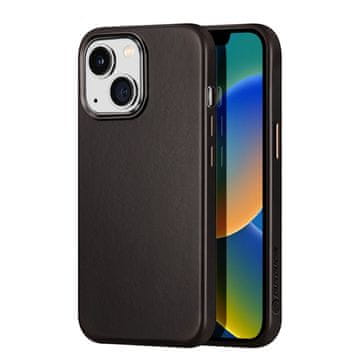 Dux Ducis Dux Ducis Naples usnjen ovitek za iPhone 14 Plus z MagSafe, temno rjav