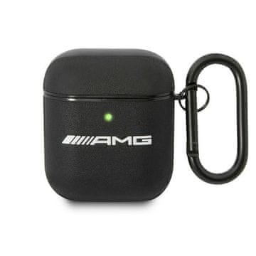 MERCEDES Ovitek Mercedes AMG Leather Big Logo za AirPods 1/2 - črn