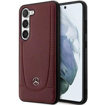 MERCEDES Ovitek Mercedes Leather Urban za Samsung Galaxy S23+, rdeč