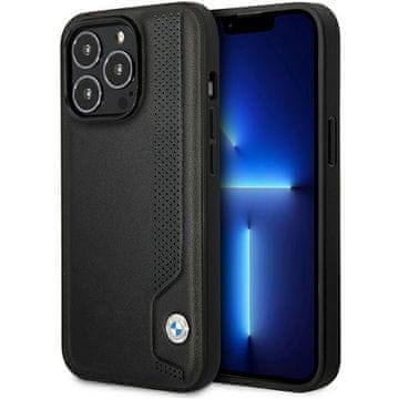 Bmw Usnjen trdi ovitek za iPhone 14 Pro BMW, črne barve
