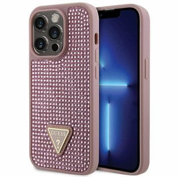 Guess Ovitek za iPhone 14 Pro Guess GUHCP14LHDGTPP, roza