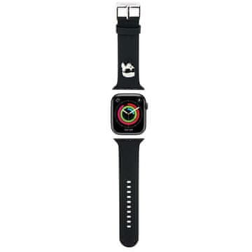 Karl Lagerfeld Karl Lagerfeld 3D Rubber Karl Head strap for Apple Watch 38/40/41mm - black