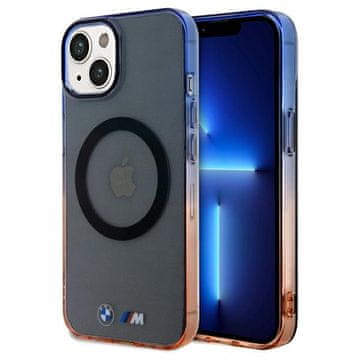 Bmw BMW ovitek za iPhone 15 Plus / 14 Plus - Gradient Bumper MagSafe, siva