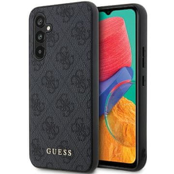 Guess Guess GUHCS23FEG4GFGR 4G Metal Gold Logo torbica za Samsung S23 FE, siva