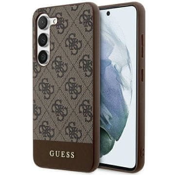 Guess Ovitek za Samsung Galaxy S24+ Guess 4G Stripe Collection - rjava
