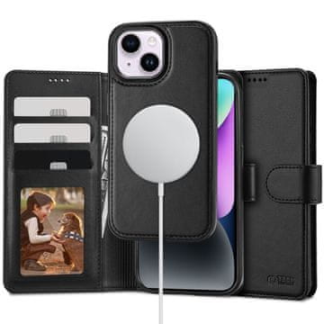 Tech-protect Denarnica Tech-Protect Wallet MagSafe ovitek za iPhone 15 - črna