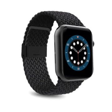 Puro Puro zanka najlon pašček za Apple Watch 42/44/45/49 mm - črna