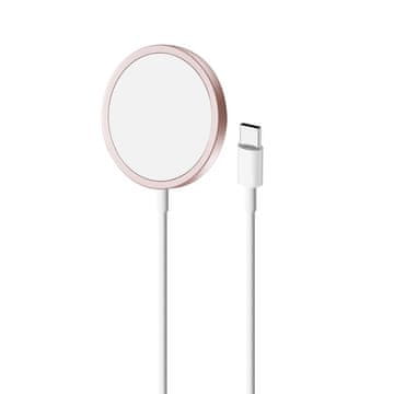 Puro Puro Magnetico Induktivni Polnilnik MagSafe 1m - Roza