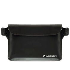 WOZINSKY Wozinsky WWS-01 vodotesna torbica okoli pasu, PVC, črna
