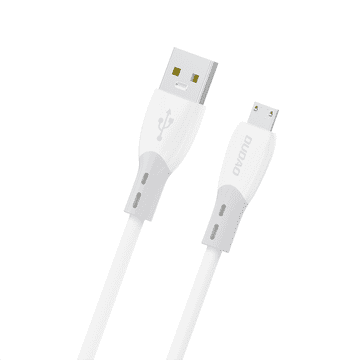 DUDAO Dudao L25SM 3A USB-A - micro USB kabel s silikonskim ovojem 1m - bel