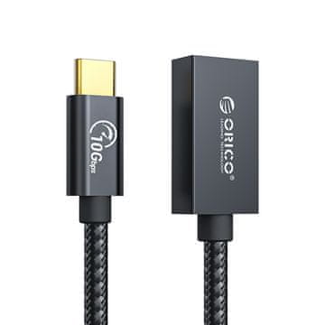 Orico Orico CAF31 OTG adapter kabel USB-C na USB-A 3.1 Gen 2, 10Gbps, 1m, črn