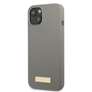 Guess SILIKONSKI TRDI OVITEK GUESS ZA IPHONE 13 MINI Z LOGOTIPOM MAGSAFE