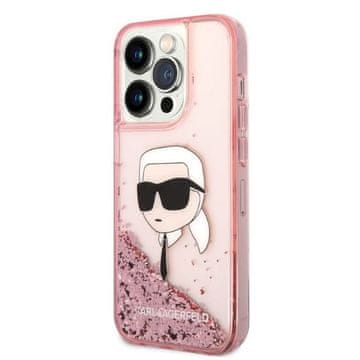 Karl Lagerfeld ETUI KARL LAGERFELD HARDCASE ZA IPHONE 14 PRO MAX 6.7 Z BLEŠČICAMI KARL HEAD