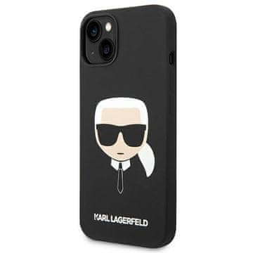 Karl Lagerfeld KARL LAGERFELD SILIKONSKI OVITEK KARL'S HEAD ZA IPHONE 14 PLUS 15 PLUS HARDCASE