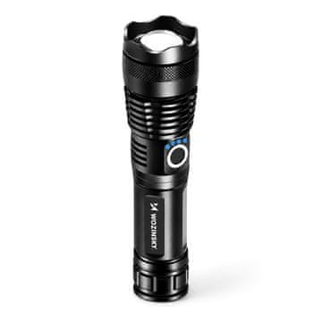 WOZINSKY Wozinsky WLT-15W taktična svetilka, 15W, 1500lm, CREE, IP65, črna