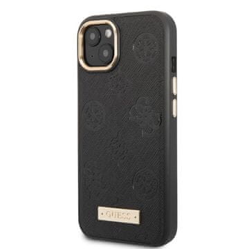 Guess GUESS HARDCASE OVITEK ZA IPHONE 13 14 15 6.1 ZA MAGSAFE PONY LOGO PLOŠČICA