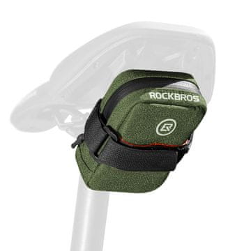 ROCKBROS Rockbros F006 kolesarska torbica za sedlo 0,35 l - zelena