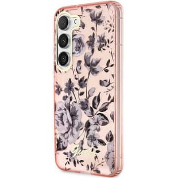 Guess ETUI GUESS HARDCASE ZA SAMSUNG GALAXY S23+ S916 ZAŠČITA S CVETLIČNIM MOTIVOM