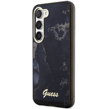 Guess OVITEK GUESS HARDCASE ZA SAMSUNG GALAXY S23 S911 GOLDEN MARMRO DESIGN