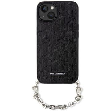 Karl Lagerfeld ETUI KARL LAGERFELD HARDCASE ZA IPHONE 14 15 13 6.1 SAFFIANO MONOGRAM VERIŽICA