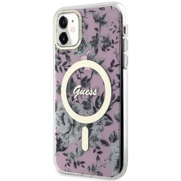 Guess OVITEK GUESS HARDCASE ZA IPHONE 11 XR 6.1 ZA IZBOLJŠANO ZAŠČITO MAGSAFE