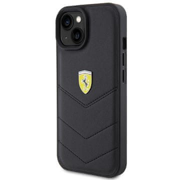 Ferrari FERRARI ETUI HARDCASE PREŠIT KOVINSKI LOGO ZA IPHONE 15 14 13 6,1 INČ