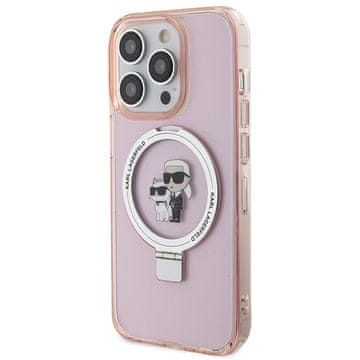 Karl Lagerfeld ETUI STOJALO ZA PRSTANE KARL LAGERFELD ZA IPHONE 15 PRO 6.1 ZA MAGSAFE