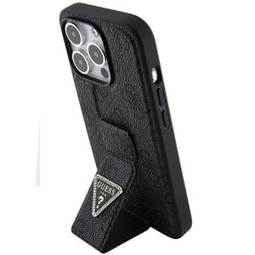 Guess GUESS GUHCP15XPGS4TDK IPHONE 15 PRO MAX 6.7 BLACK/BLACK HARDCASE GRIP STAND 4G TRIANGLE STRASS