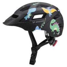 WOZINSKY Wozinsky otroška MTB čelada z odstranljivim vizirjem XS - črna