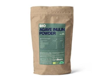 GymBeam BIO agavin inulin v prahu z visoko vsebnostjo vlaknin
