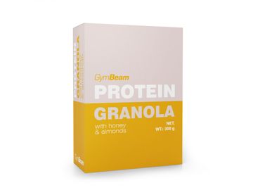 GymBeam Beljakovinska granola z medom in mandlji