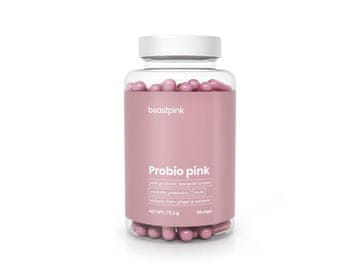 GymBeam Probio Pink s probiotiki, prebiotiki in rastlinskimi izvlečki