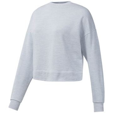 Reebok Športni puloverji bela Training Essentials Marble Crew