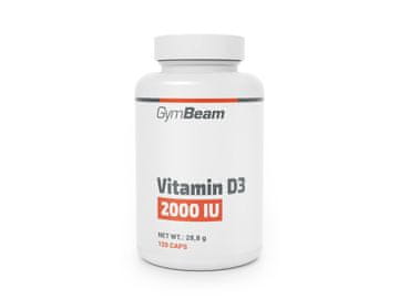 GymBeam Vitamin D3 2000 IU v mehkih kapsulah