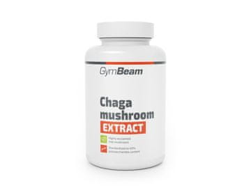 GymBeam Izvleček gobe Chaga v veganskih kapsulah, 90 kapsul