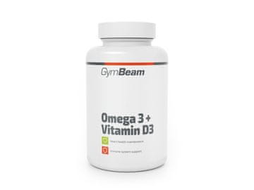 GymBeam Prehransko dopolnilo Omega 3 + vitamin D3