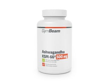 GymBeam Ašvaganda KSM-66® 500 mg v kapsulah
