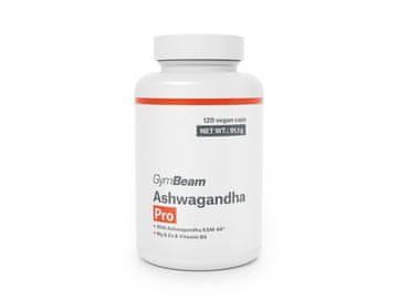 GymBeam Ašvaganda Pro z magnezijem, cinkom in vitaminom B6