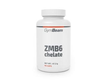 GymBeam Prehransko dopolnilo ZMB6 CHELATE s cinkom, magnezijem in vitaminom B6