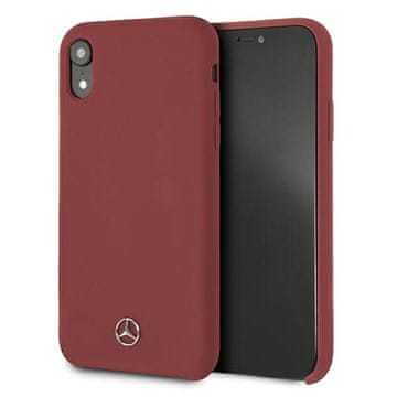 MERCEDES Etui Mercedes Silicone Line za iPhone Xr - rdeč
