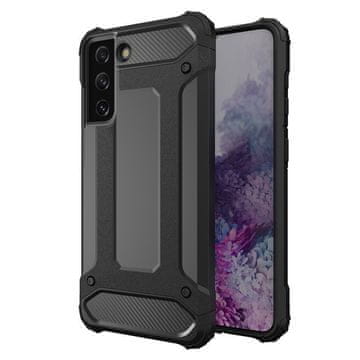 HURTEL Hybrid Armor robusten ovitek za Samsung Galaxy S22+ - črna