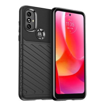 HURTEL Thunder Case ovitek za Motorola Moto G Power 2022 (črn)